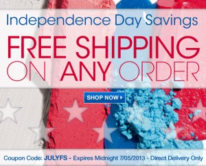 Free Shipping July 4th