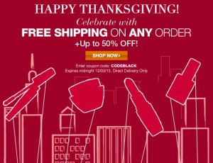 Avon Happy Thanksgiving Free Shipping