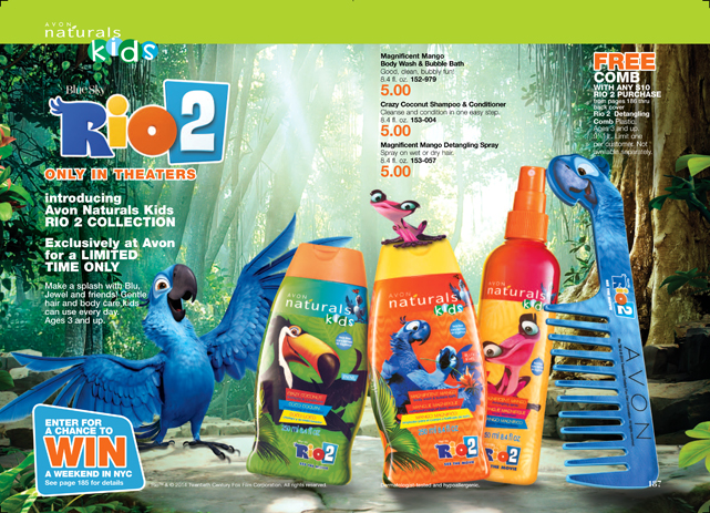 Avon Naturals Kids Rio2 Collection