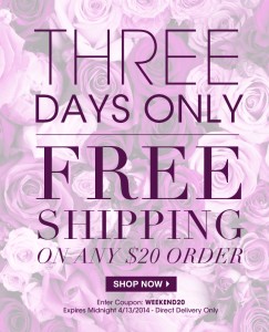 Avon Coupon Code WEEKEND20 Free Shipping