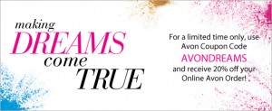 Avon Coupon Code AVONDREAMS