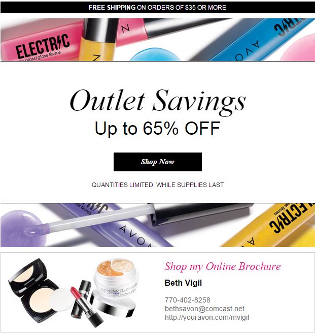 Avon Outlet Savings Online