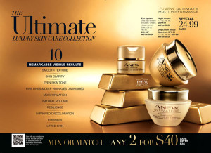 Avon Anew Ultimate Luxury Skin Care Collection