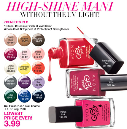 Avon Gel Finish 7-in-1 Nail Enamel