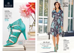 Avon Signature Collection Spring Sensation Floral Dress Sandals